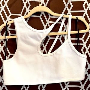 Herve Leger X Forever 21 asymmetrical top- size L